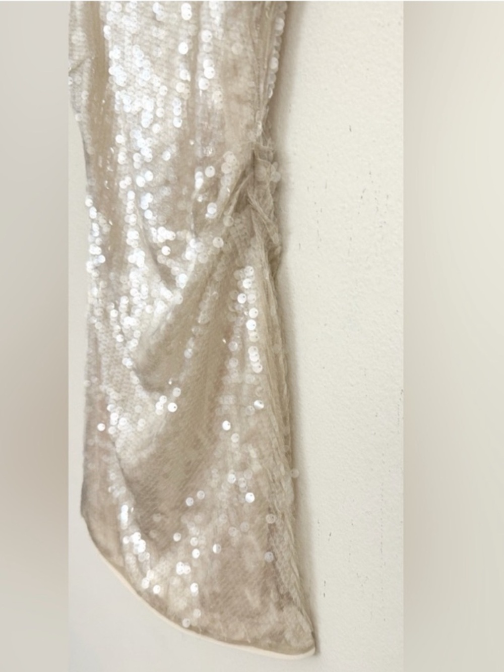 STAUD Eton Sequin Mini Dress in
Moon Size M - Picture 11 of 14